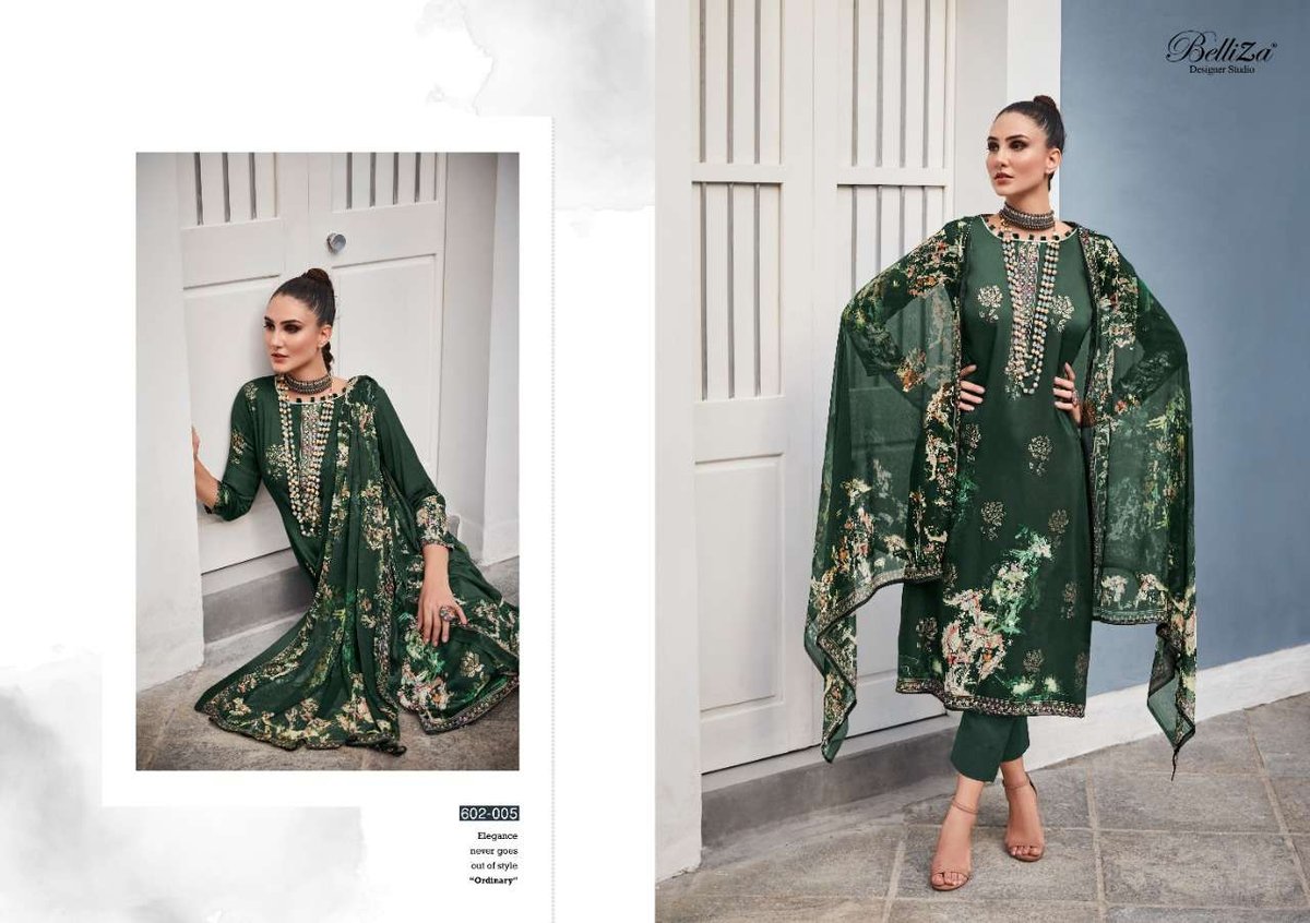Belliza Designer Kanika 602-001 to 602-006 Series 5