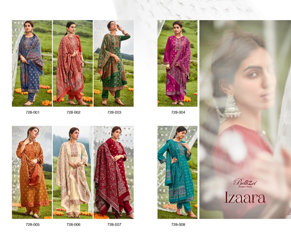 Belliza Designer Izaara 728-001 to 728-008 Series 9