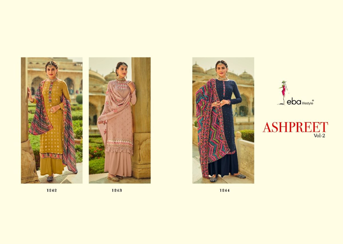 Eba Lifestyle Ashpreet Vol-2 1242-1244 Series 4
