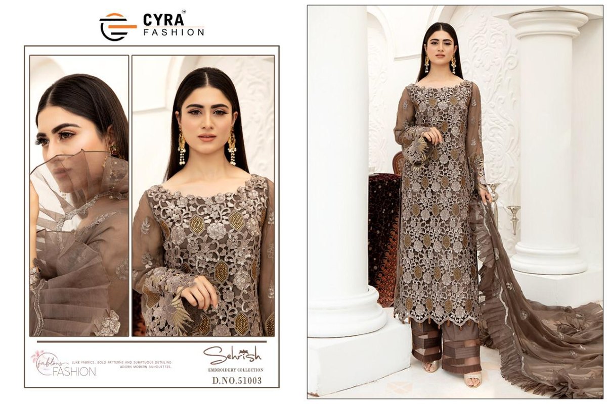 Cyra Fashion Sehrish 51001-51004 Series 3