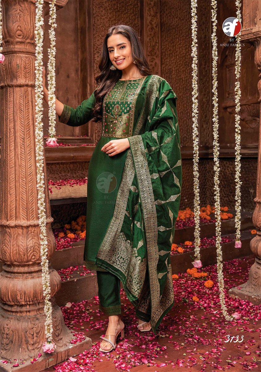 ANJU FABRIC PALKI VOL-3 3131 TO 3133 3