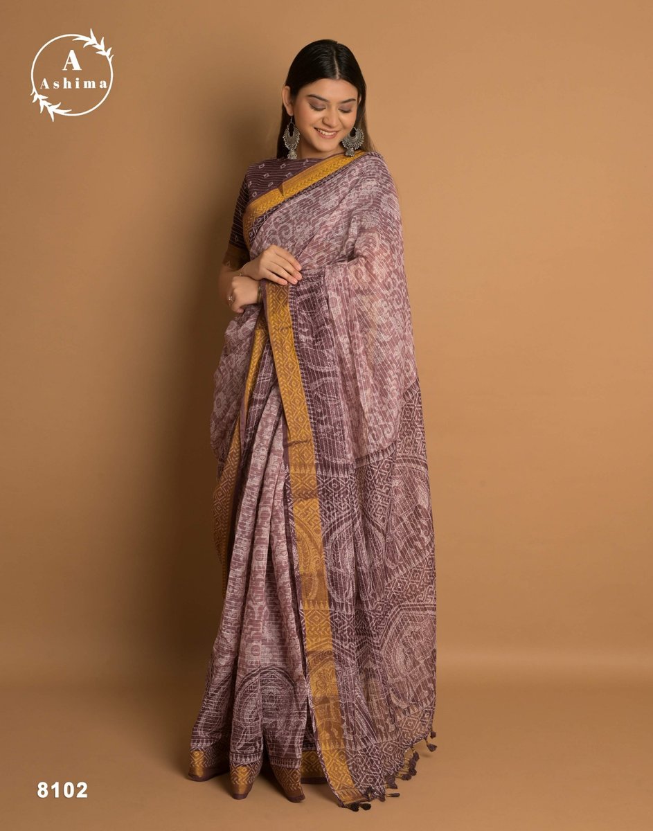 Ashima Saree Kaatha Cotton 8101-8108 Series 2