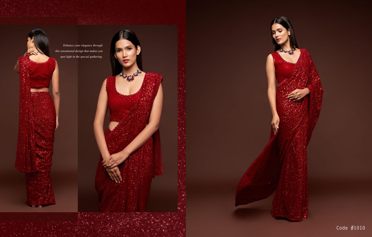 ZEEL CLOTHING THE STARLIT SAREES VOL-1 1001 TO 1012 10