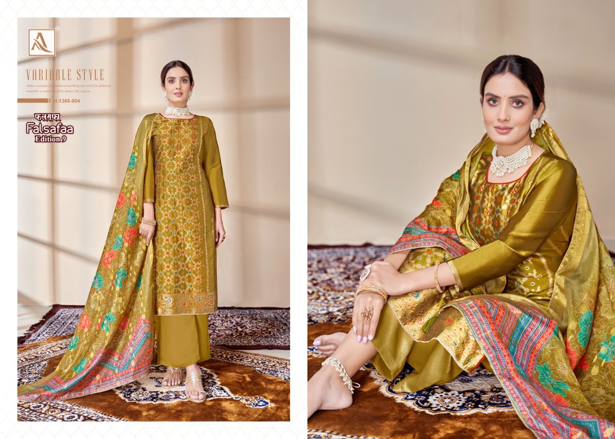 Alok Suit Falsafaa Edition Vol-9 1365-001 to 1365-006 Series 4