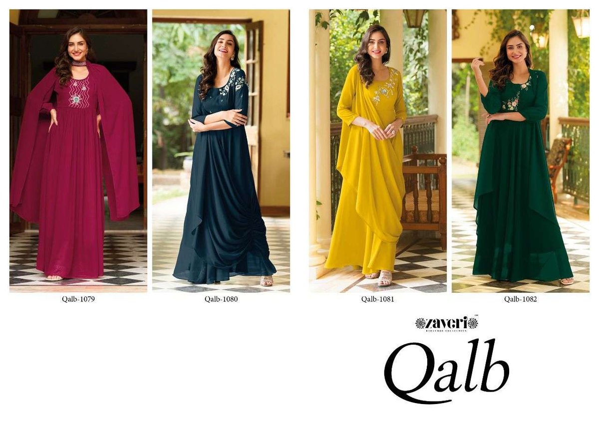 Zaveri Qalb 1079-1082 Series 5