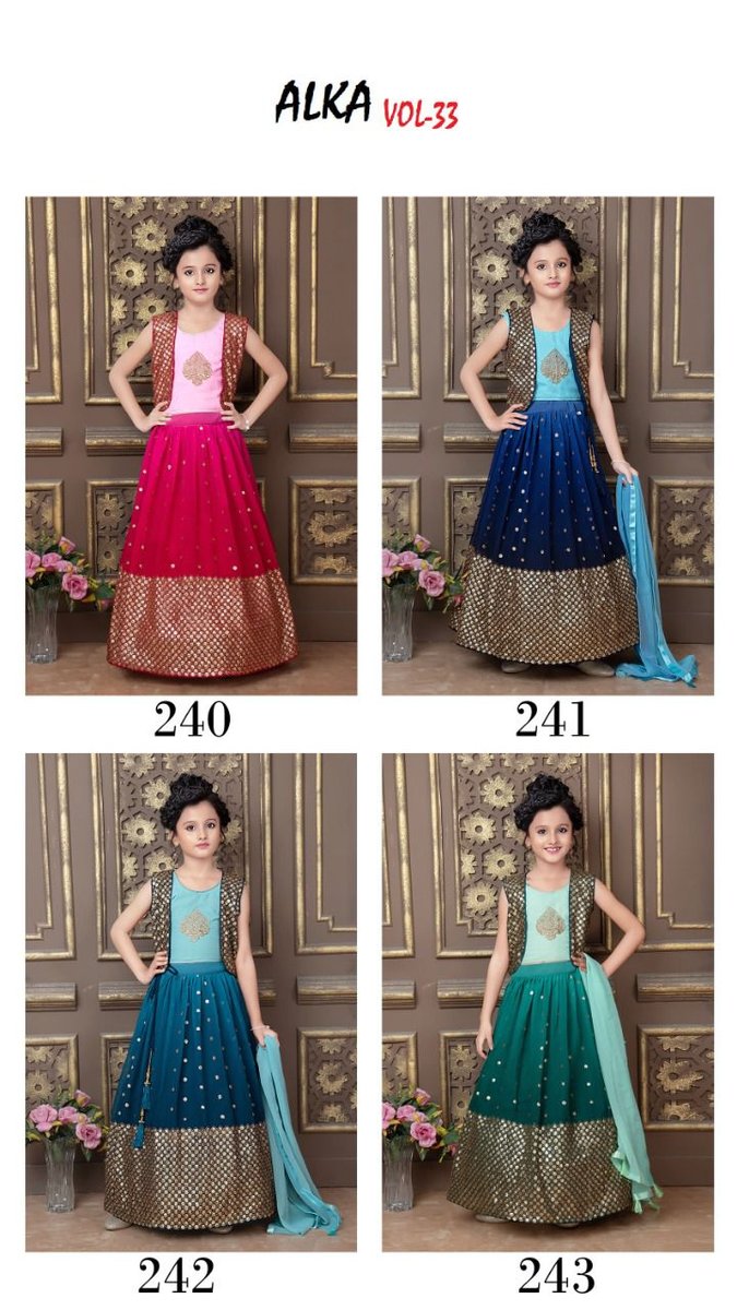Alka Kidswear Vol-33 240-243 Series 5