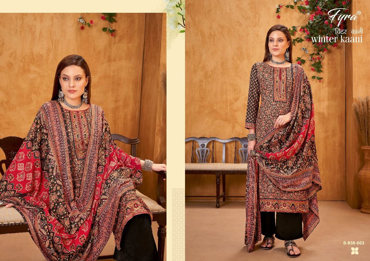 Alok Suit Fyra Winter Kaani 938-001 to 938-010 Series 3