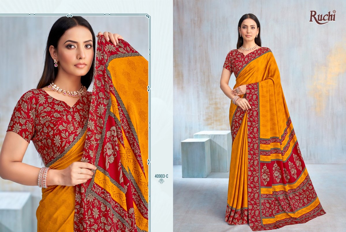 RUCHI VIVANTA SILK VOL-42 40901A TO 40903D 10