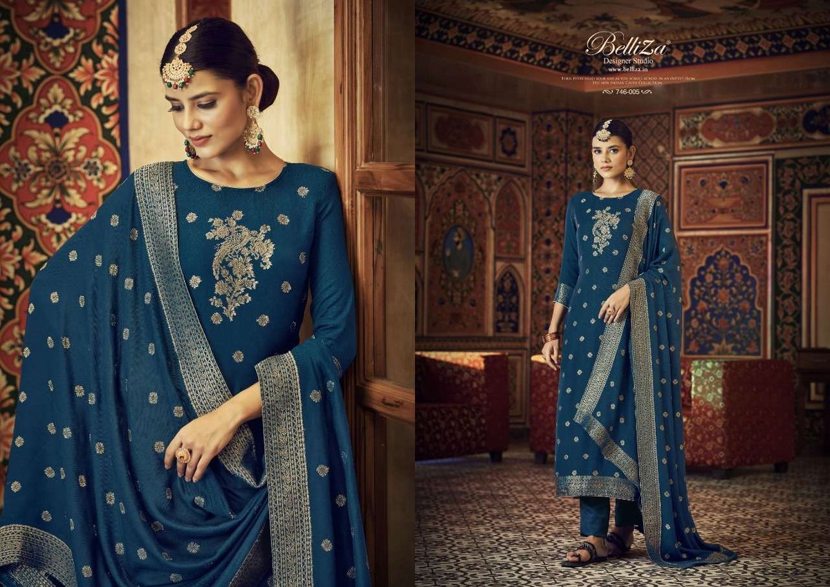 Belliza Designer Shayarana 746-001 to 746-006 Series 5