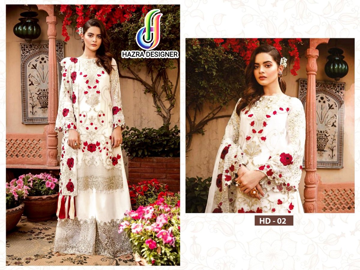 Hazra Designer HD-02 Designer Salwar Suits 1