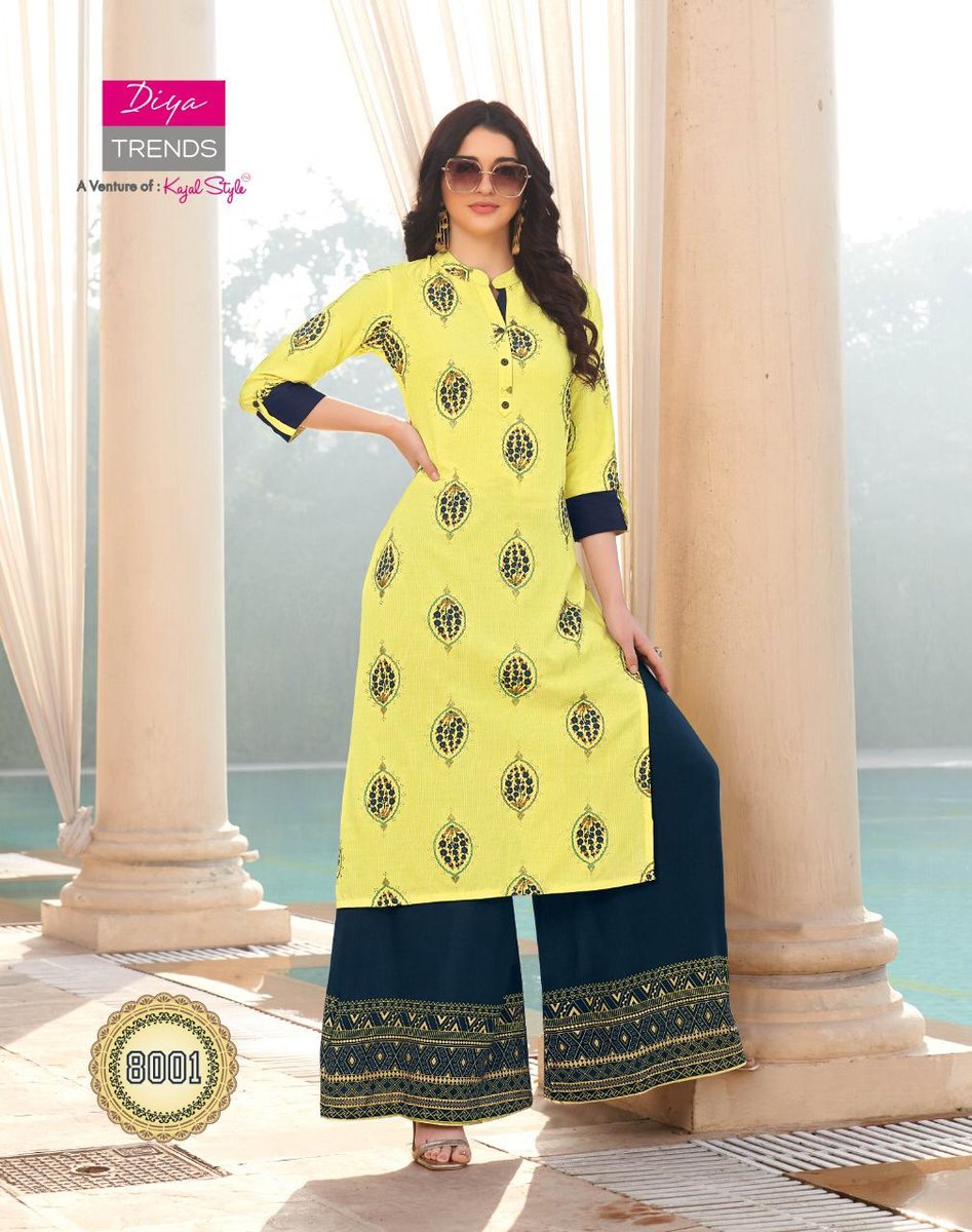 Diya Trendz Biba's Vol-8 8001-8014 Series 1