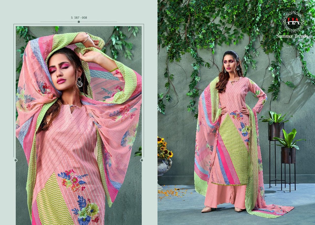 Harshit Fashion Summer Trendz 587-001 to 587-010 Series 8