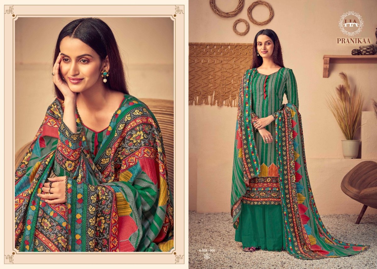 Harshit Fashion Pranikaa 508-001-508-010 Series 6