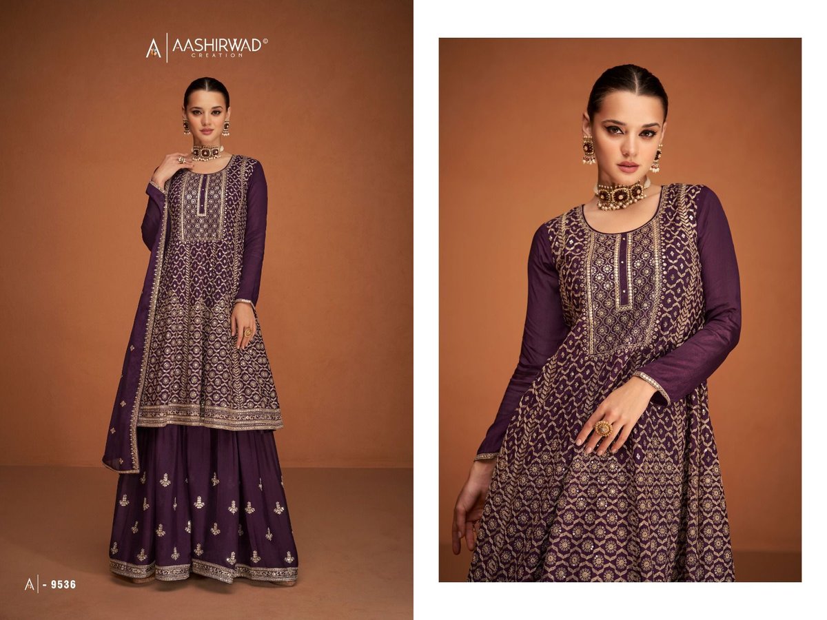 Aashirwad Creation Soha 9533-9537 Series 4