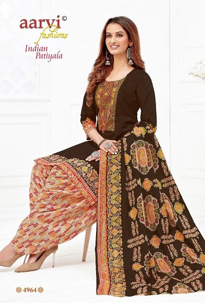 Aarvi Fashion Indian Patiyala Vol-1 4961-4972 Series 4