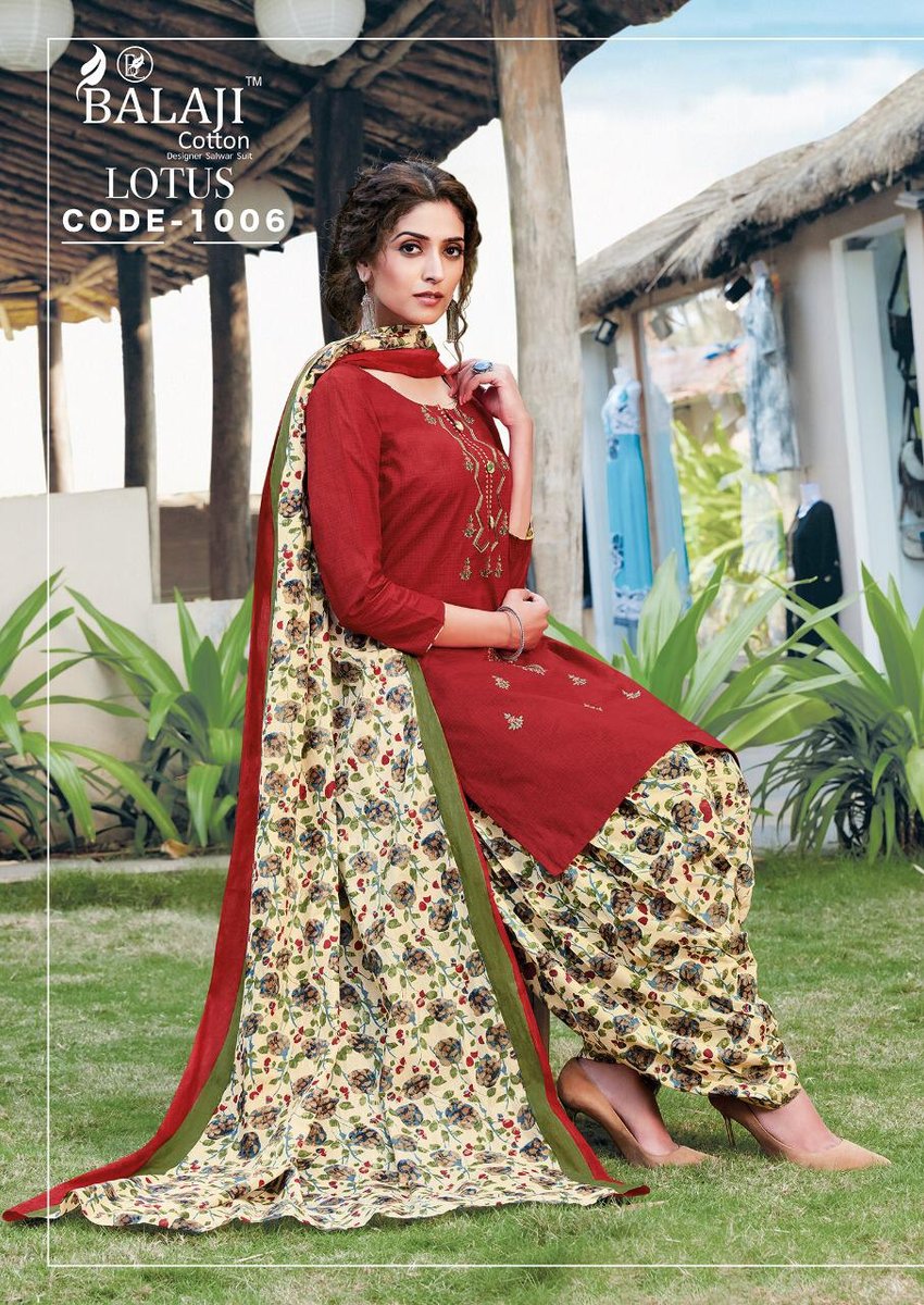 Balaji Cotton Lotus Vol-1 1001-1012 Series 6