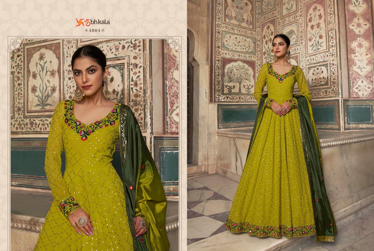 Shubhkala Flory Vol-30 4861-4864 Series 4