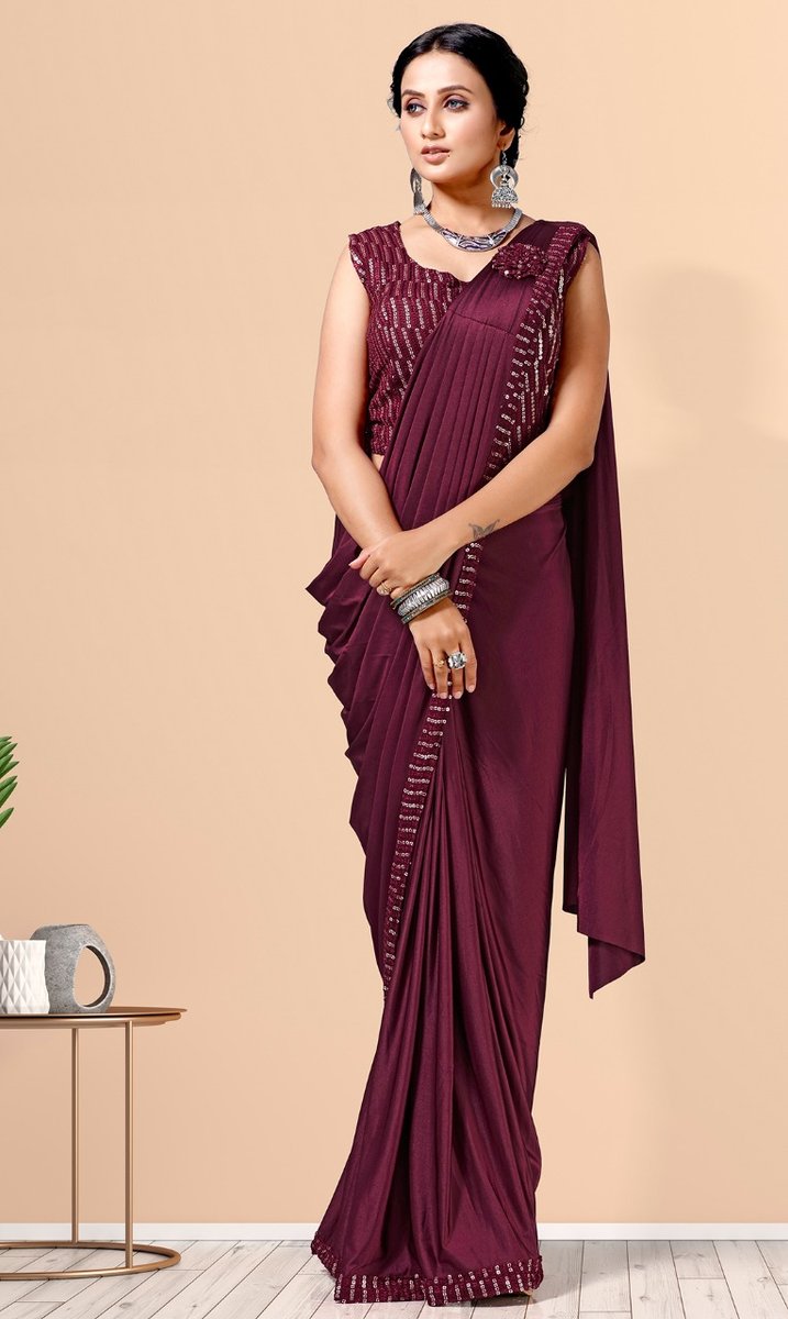 Aamoha Trendz Ready To Wear Designer Saree 1015600 Colors 3