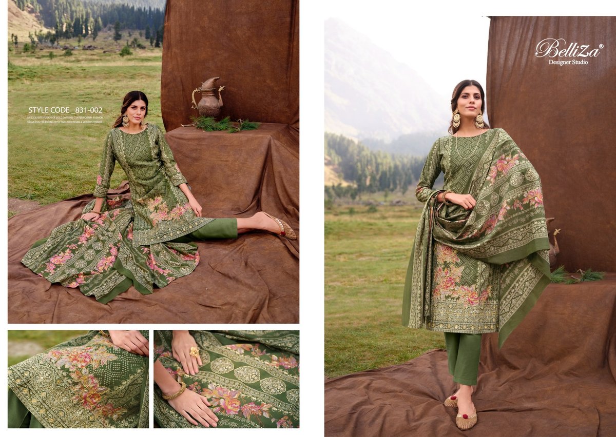 Belliza Designer Khwaab 831-001 to 831-008 Series 2
