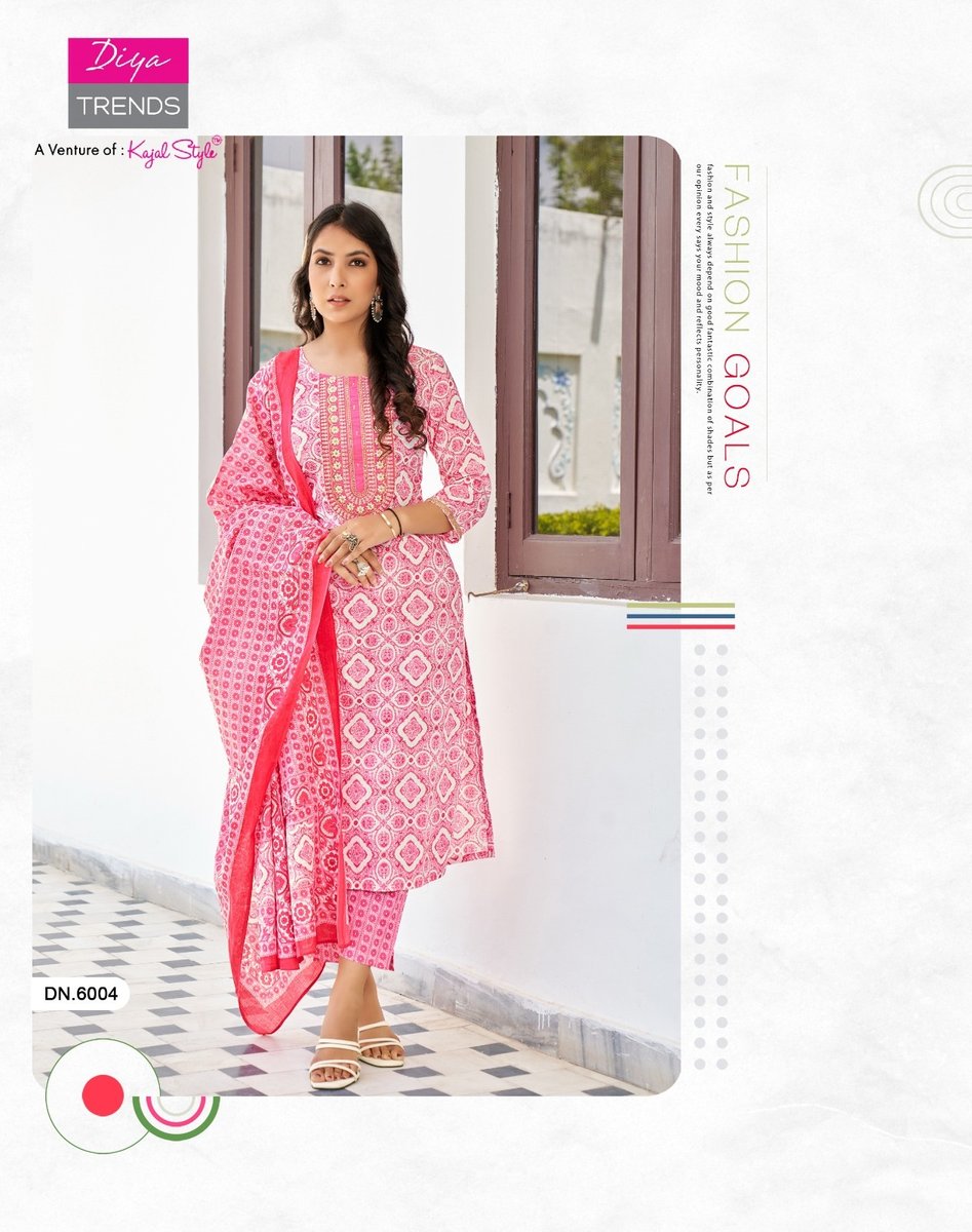 Diya Trends Odhani Vol-6 6001-6010 Series 4