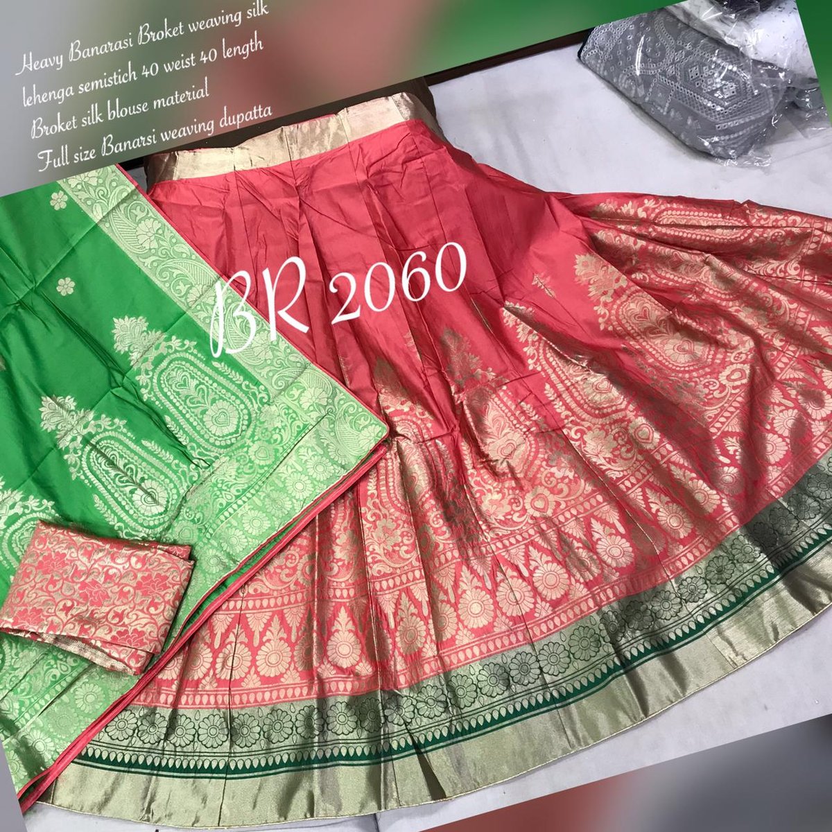 BR Lehenga Banarasi Weaving BR-2060 Colors 2