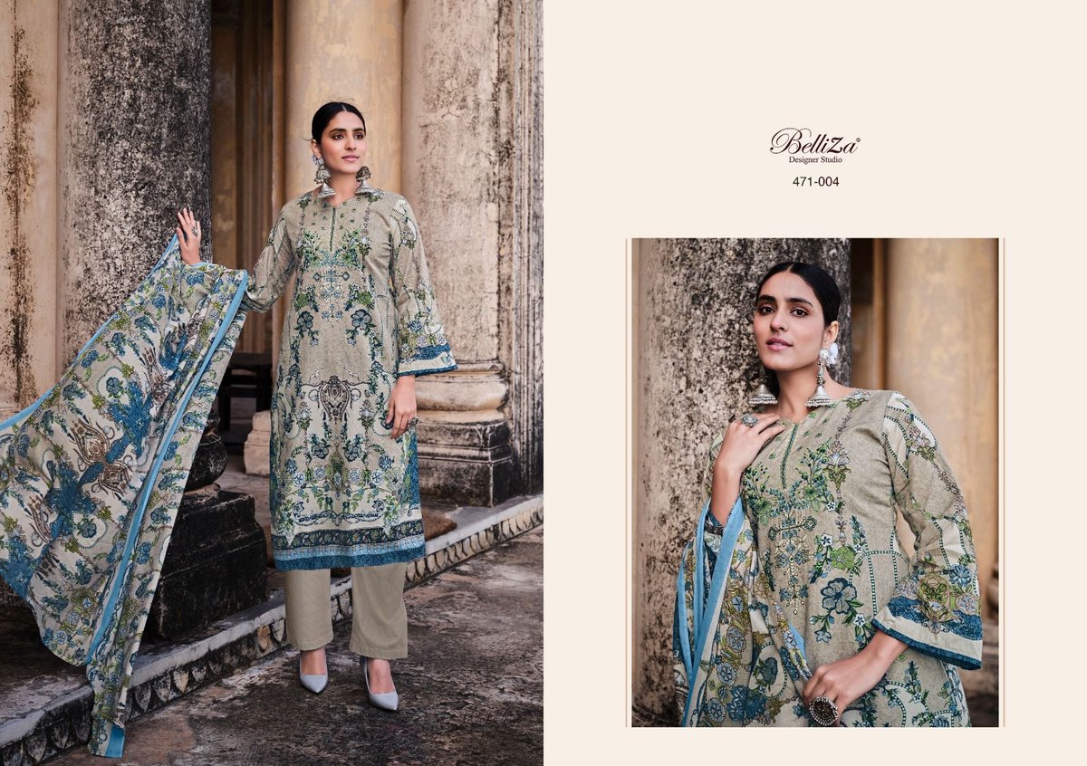 Belliza Designer Naira 471-001 to 471-010 Series 4
