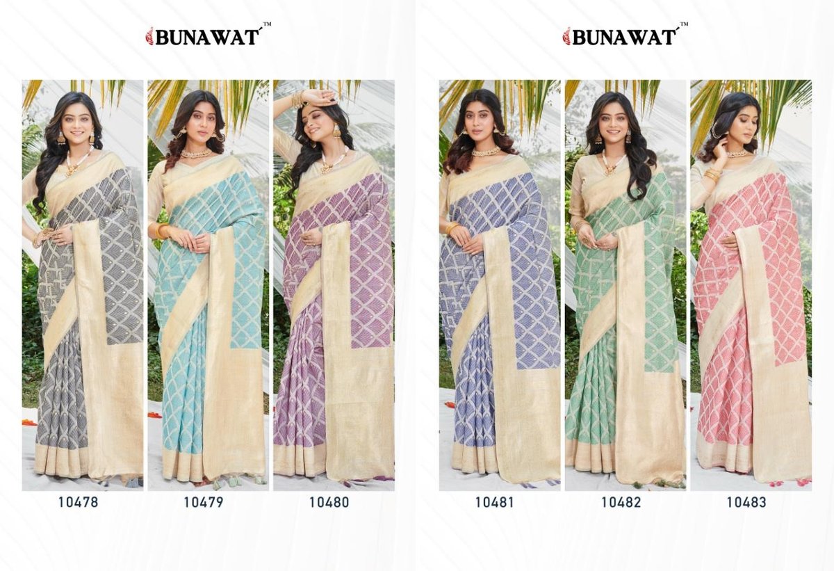 BUNAWAT AHANA COTTON 10478 TO 10483 7