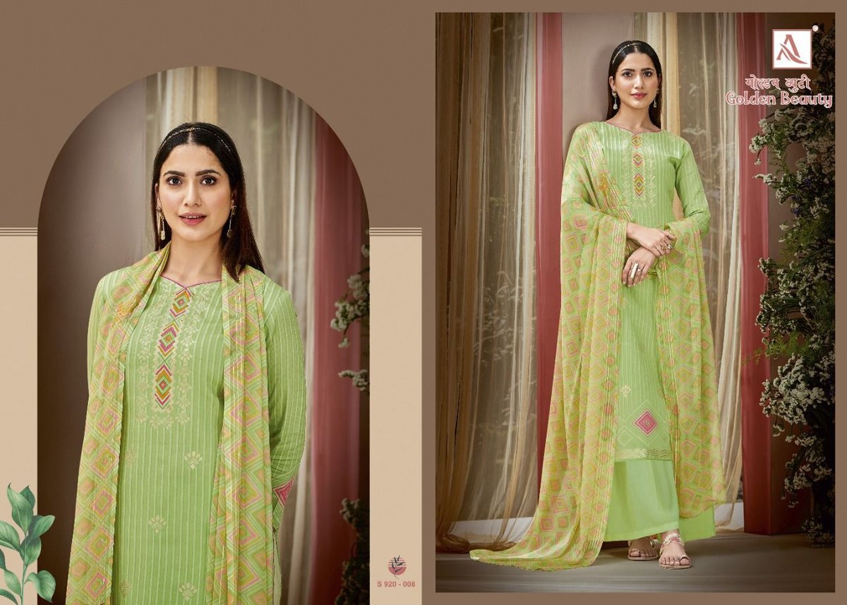 Alok Suits Golden Beauty 920-001 to 920-008 Series 8