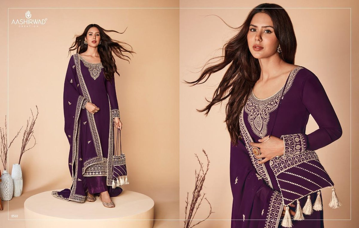 Aashirwad Creation Alfaaz 8559-8566 Series 2