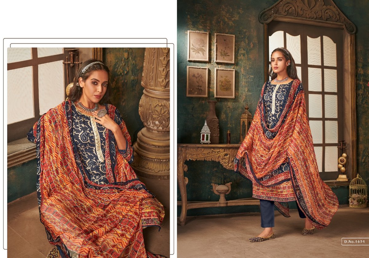 Bipson Prints Phulkari 1632-1639 Series 3