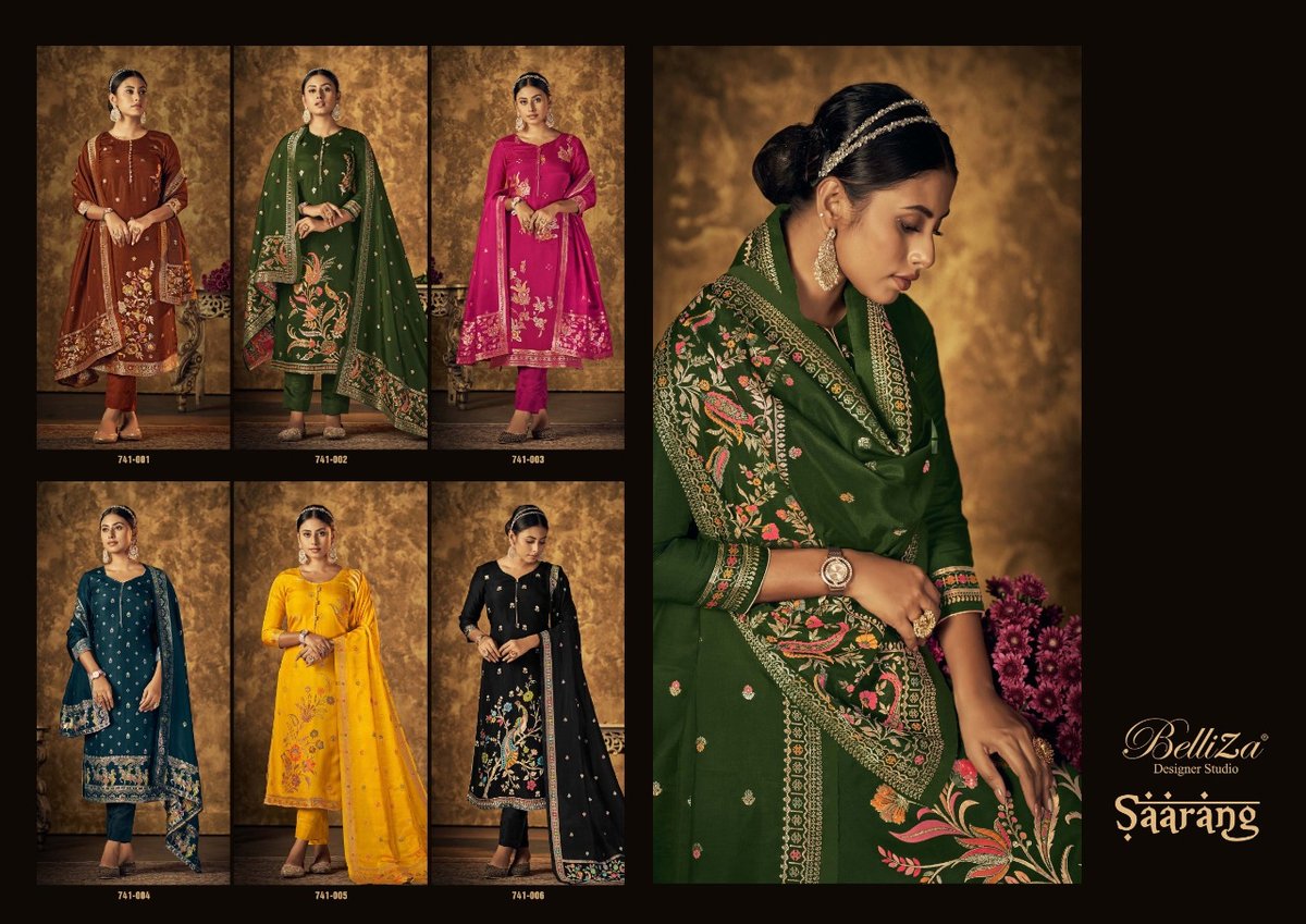 Belliza Designer Saarang 741-001 to 741-006 Series 7