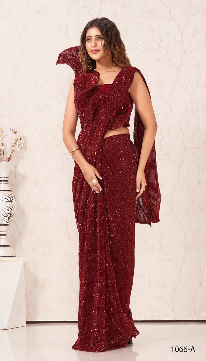 Aamoha Trendz Ready To Wear Designer Saree 1066 Colors 1