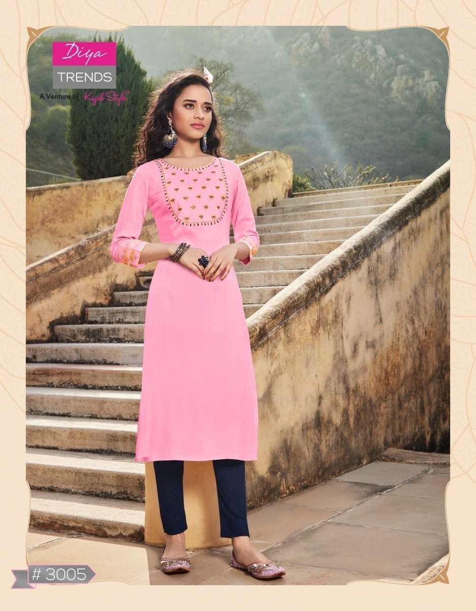 Diya Trends Casual Dairy Vol-3 3001-3012 Series 5