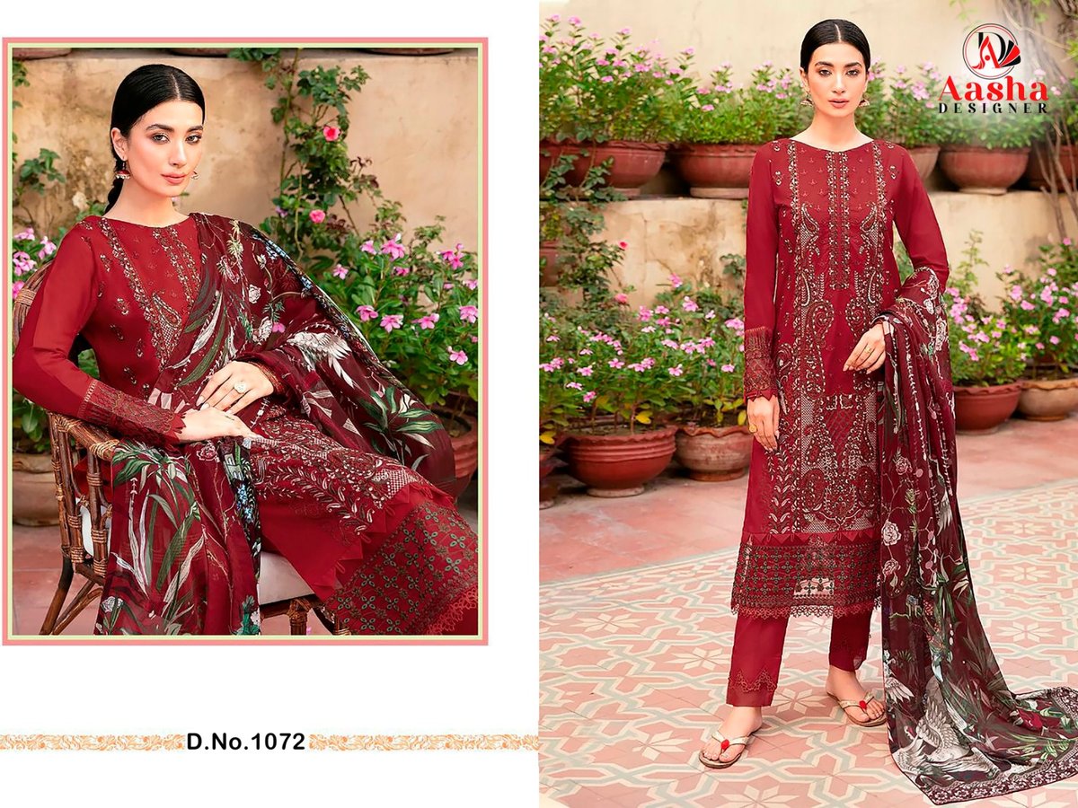 AASHA DESIGNER CHEVRON PREMIUM COLLECTION VOL-1 1071 TO 1073 2