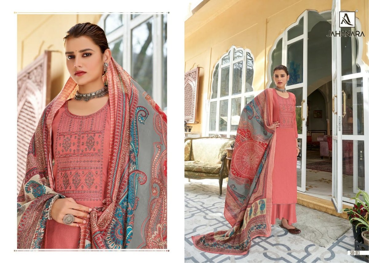 Alok Suits Jahanara 580-001 to 580-010 Series 3