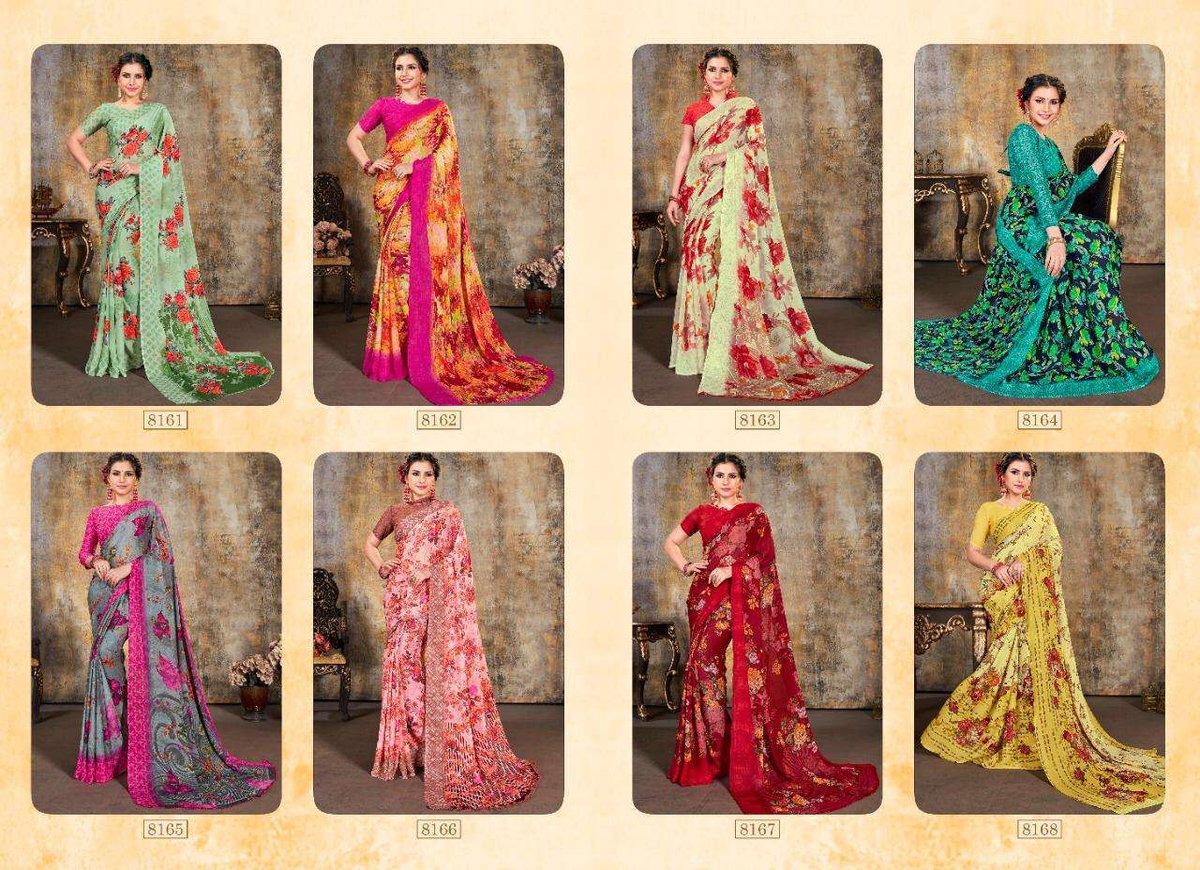 Ishika Saree Lashkara Vol-4 8161-8168 Series 8