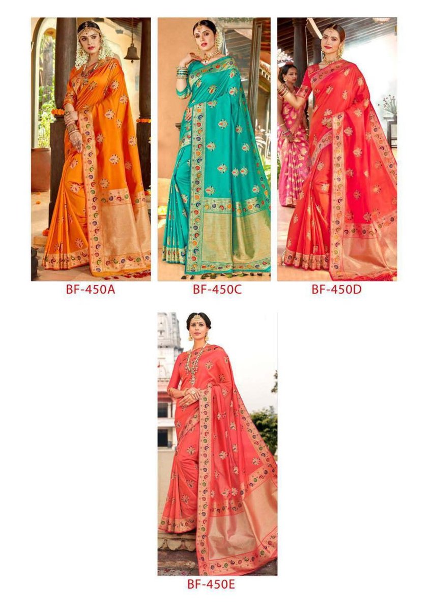 B'Fine Saree Roohani 450 Colors 5