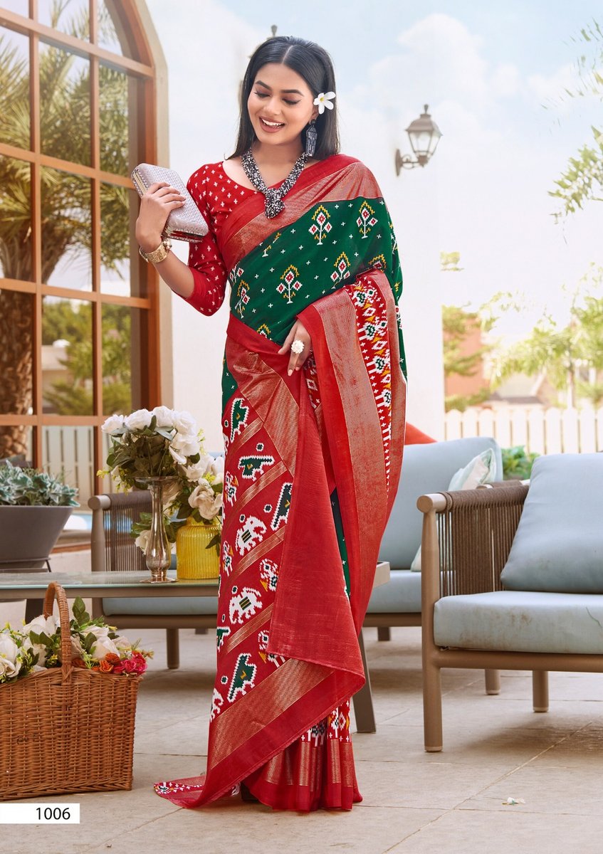 SAROJ SAREE IKKAYA PATOLA VOL-3 1001 TO 1008 6