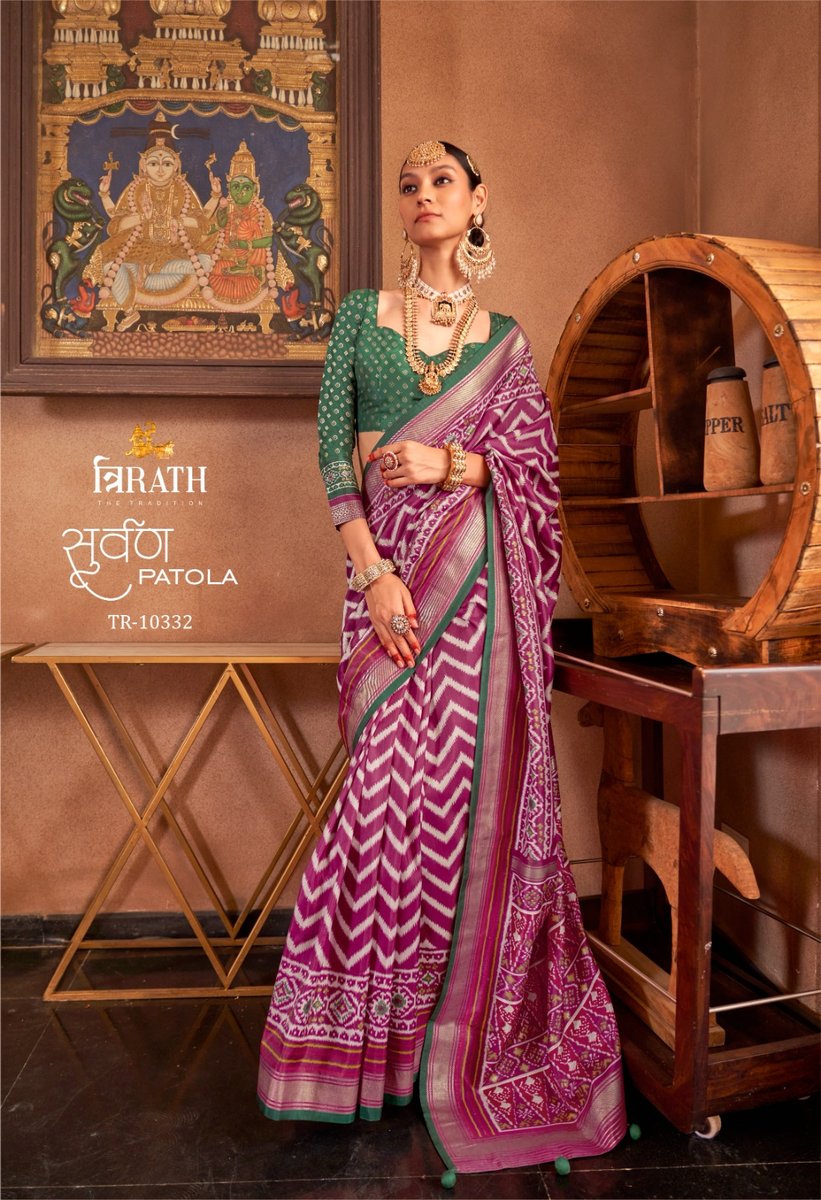 TRIRATH SUWARNA PATOLA 10330 TO 10337 3