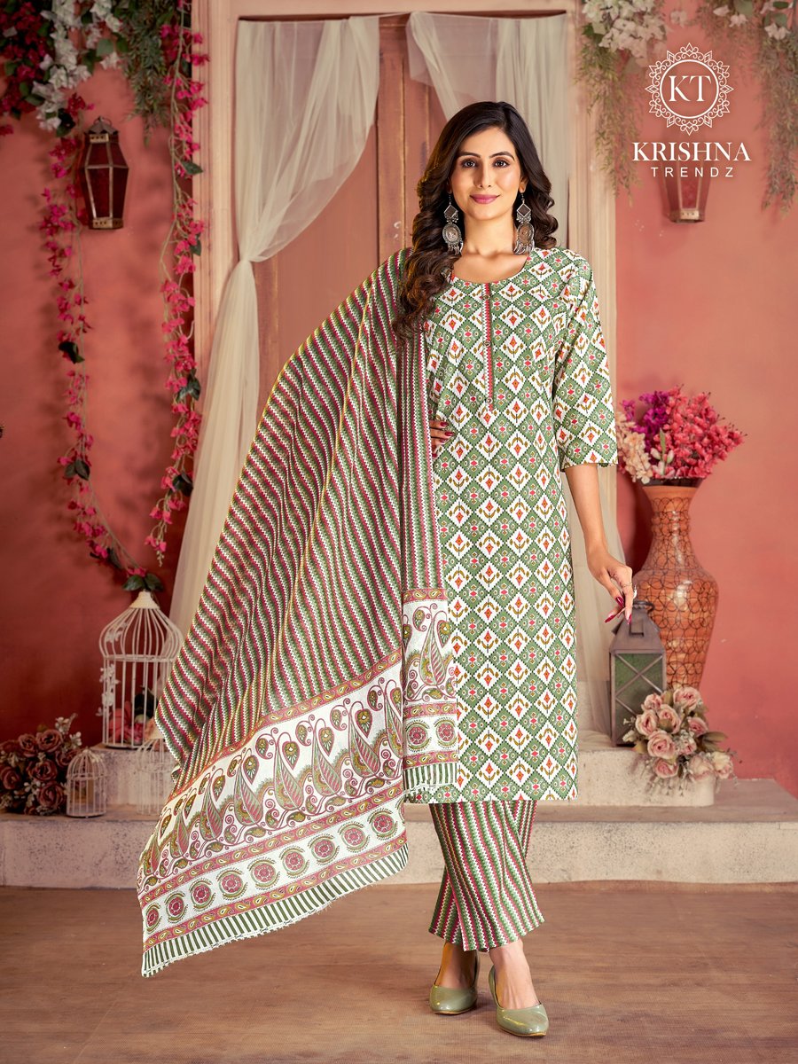KRISHNA TRENDZ SUMER COTTON VOL-1 1001 TO 1007 1