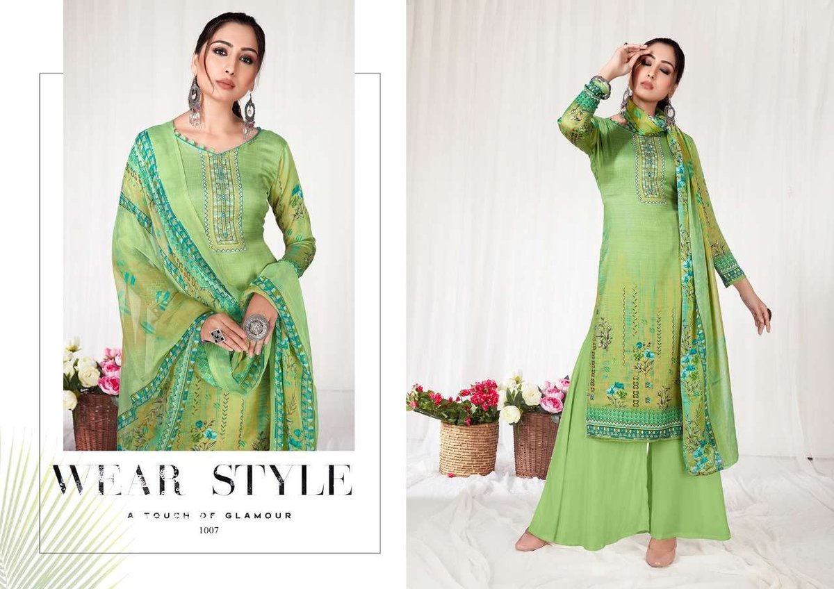 Anita Silk Kesariya Zaara 1001-1008 Series 7