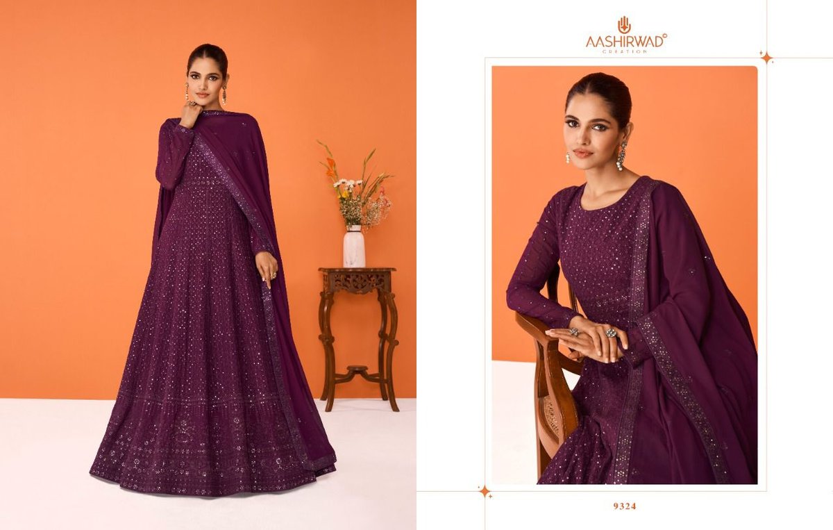 Aashirwad Creation Gulkand Imara 9320-9324 Series 5