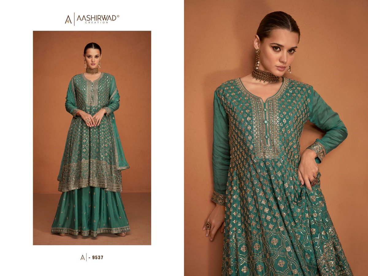 Aashirwad Creation Soha 9533-9537 Series 5