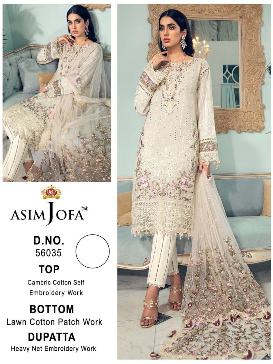 Asim Jofa Super Hit 56035 Dress Material 1