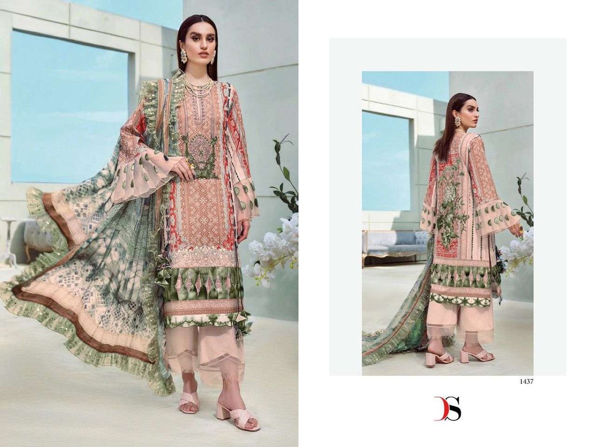 Deepsy Suits Firdous 22 Vol-3 1431-1438 Series 7