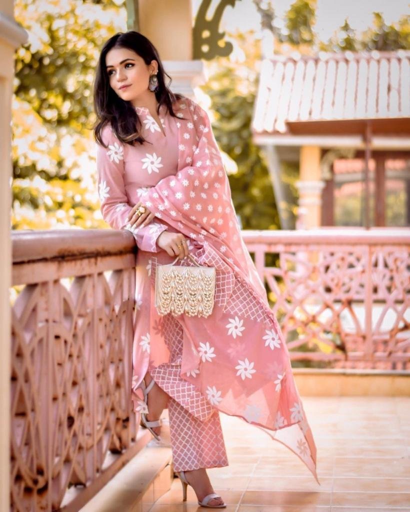 Bollywood Printed Plazzo Suits LG-1275 Design 1