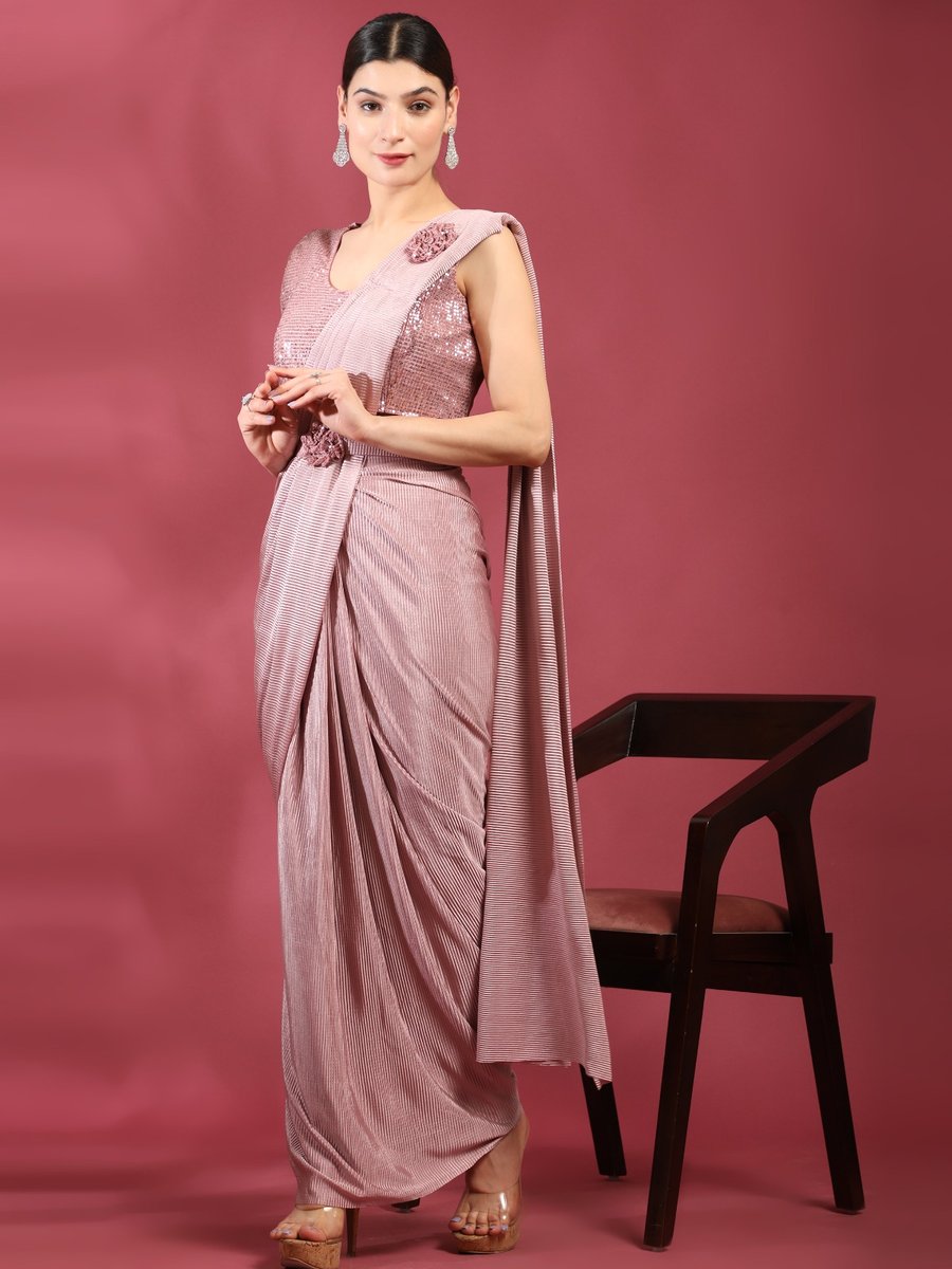 Aamoha Trendz Ready To Wear Designer Saree 101006 Colors 2