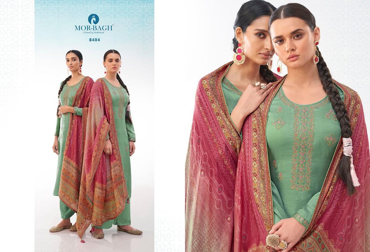 Aashirwad Creation Mor-Bagh Bandhan 8400-8405 Series 5