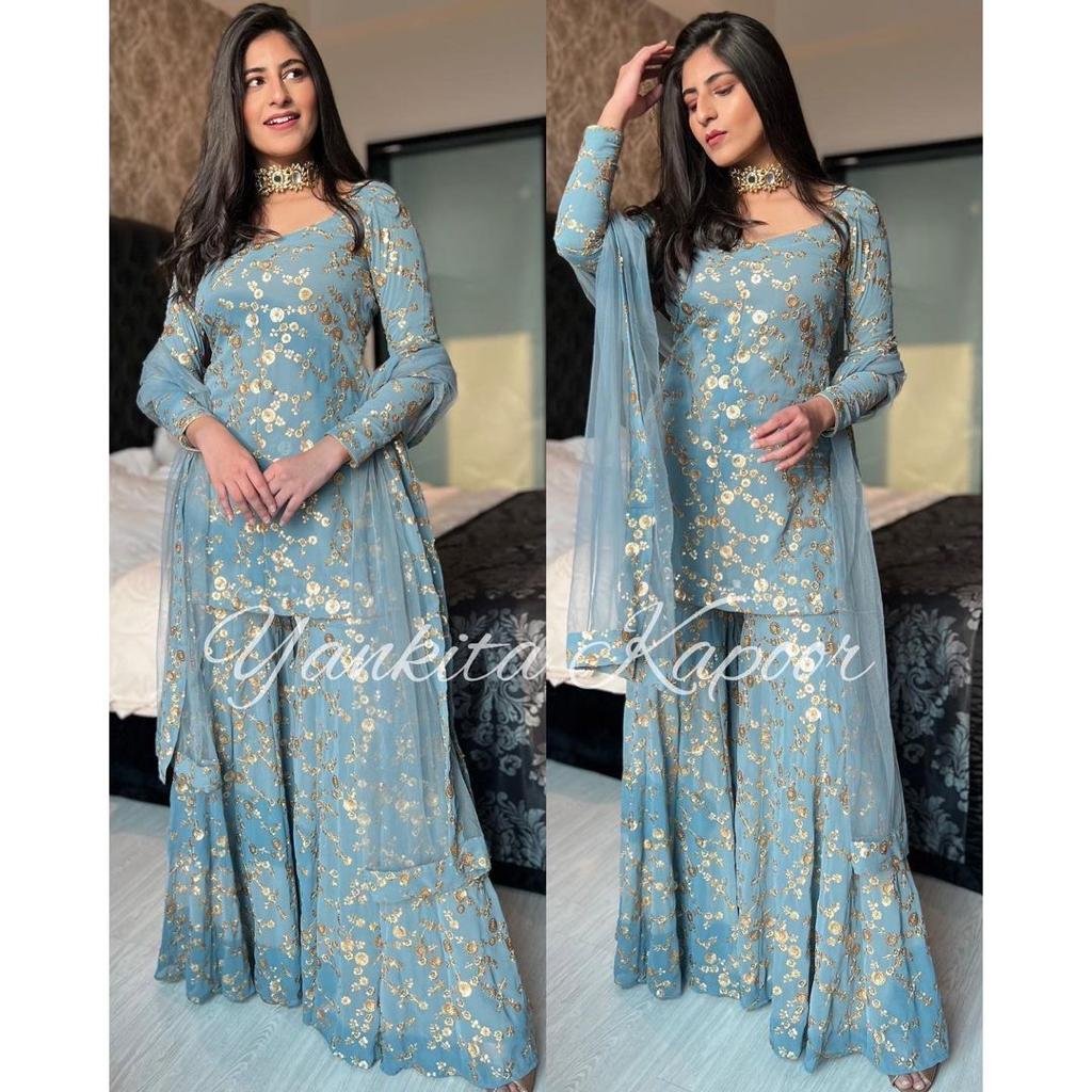 Bollywood Designer Sharara Suits SR-1339 Design 1