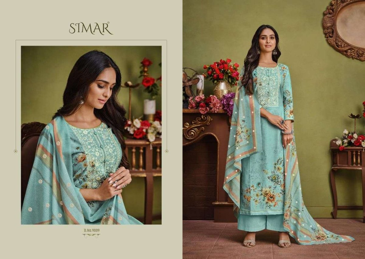 Glossy Simar Shiran 9009-9014 Series 1